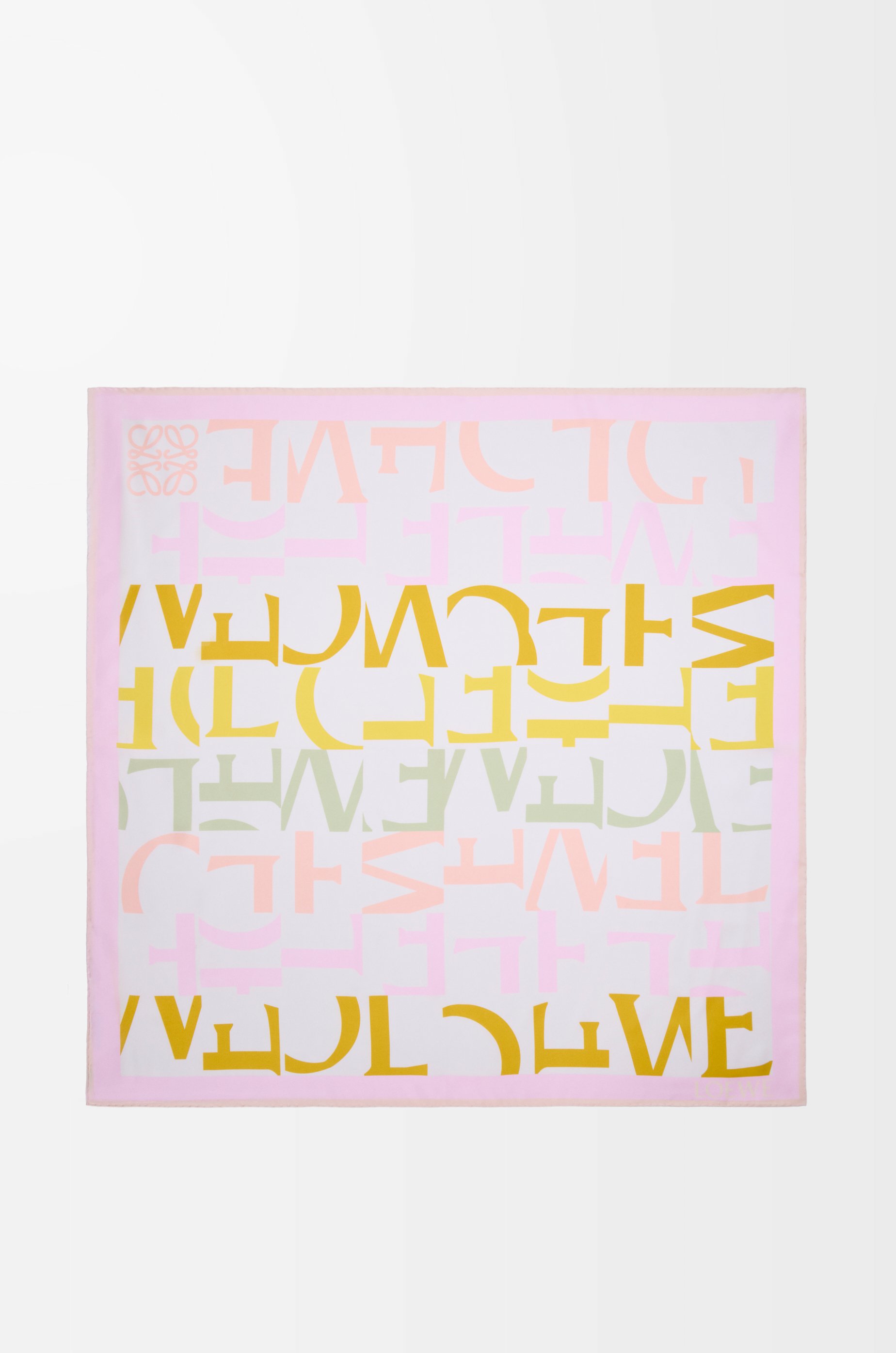 スカーフ（シルク） ピンク - LOEWE Japan official website