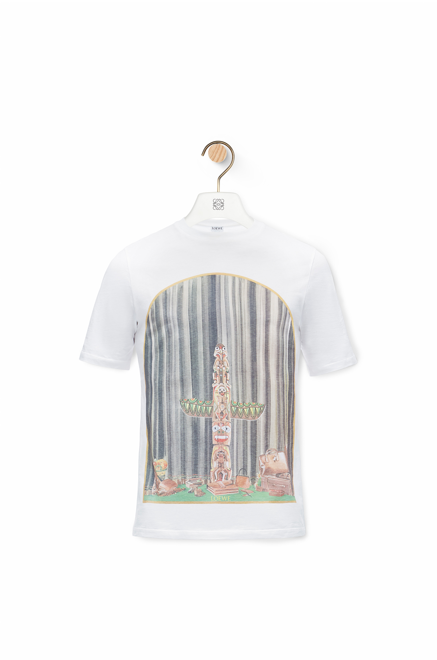 LOEWE　Tシャツ Totem T-shirt in cotton White - LOEWE APAC official website