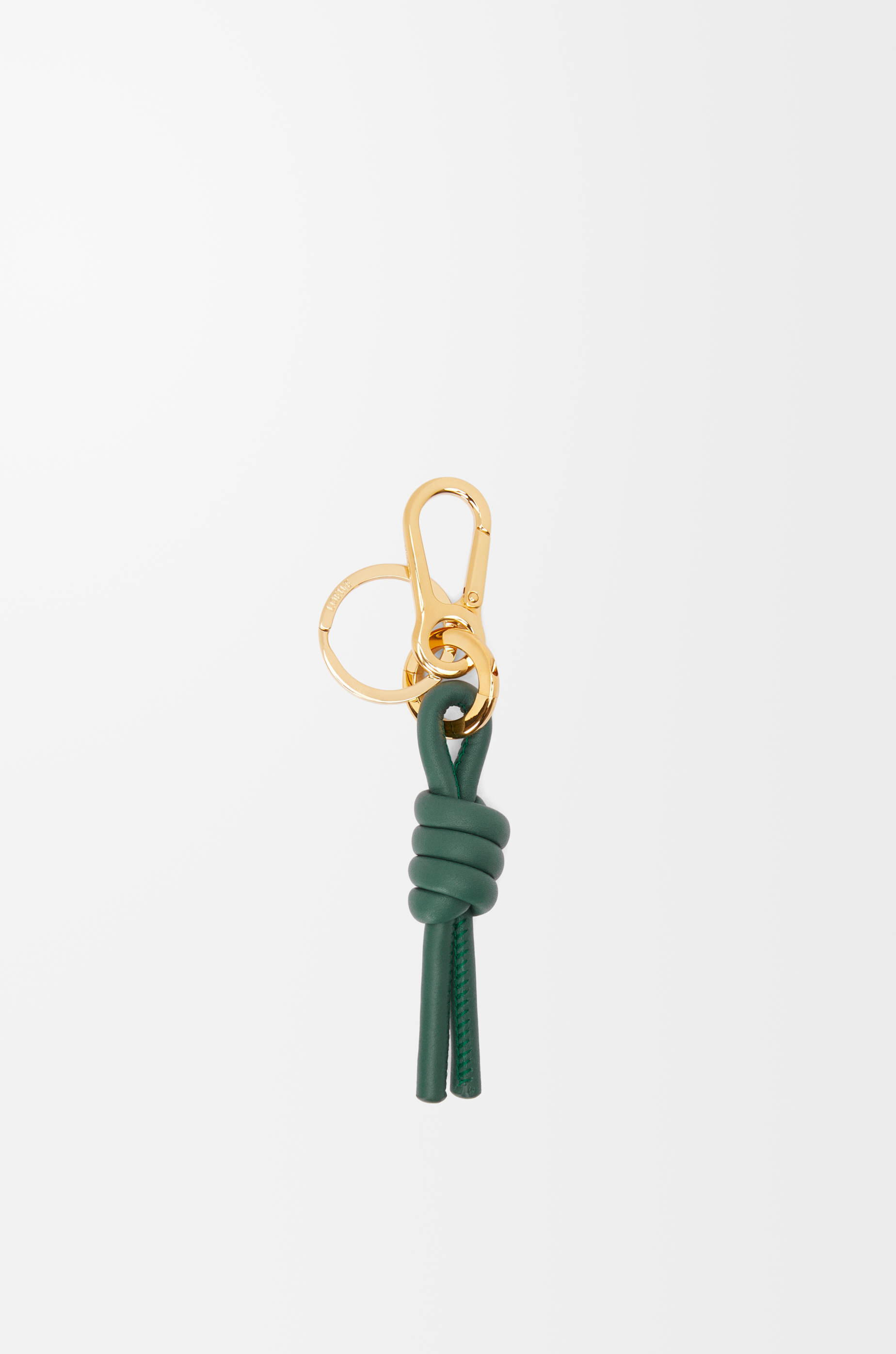 LOEWE ロエベ ノット キーリング キーホルダー バッグチャーム レザー レッド 赤 シルバー金具 【中古】 | Blumin 楽天市場店