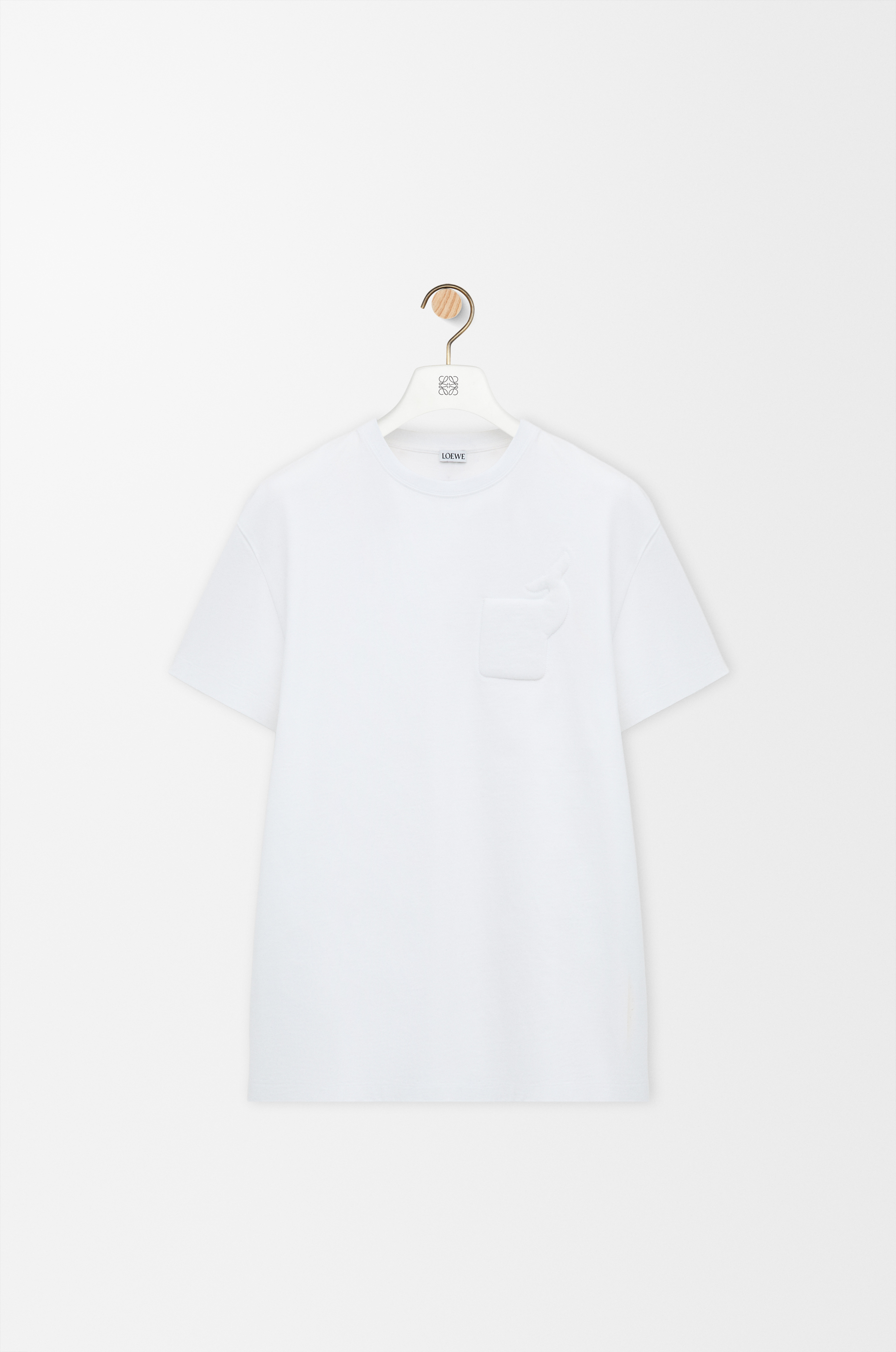 【新品・タグ付き】LOEWE リラックスフィット Tシャツ ホワイト 人気のM リラックスフィット Tシャツ（コットン） ホワイト - ロエベ 日本 公式