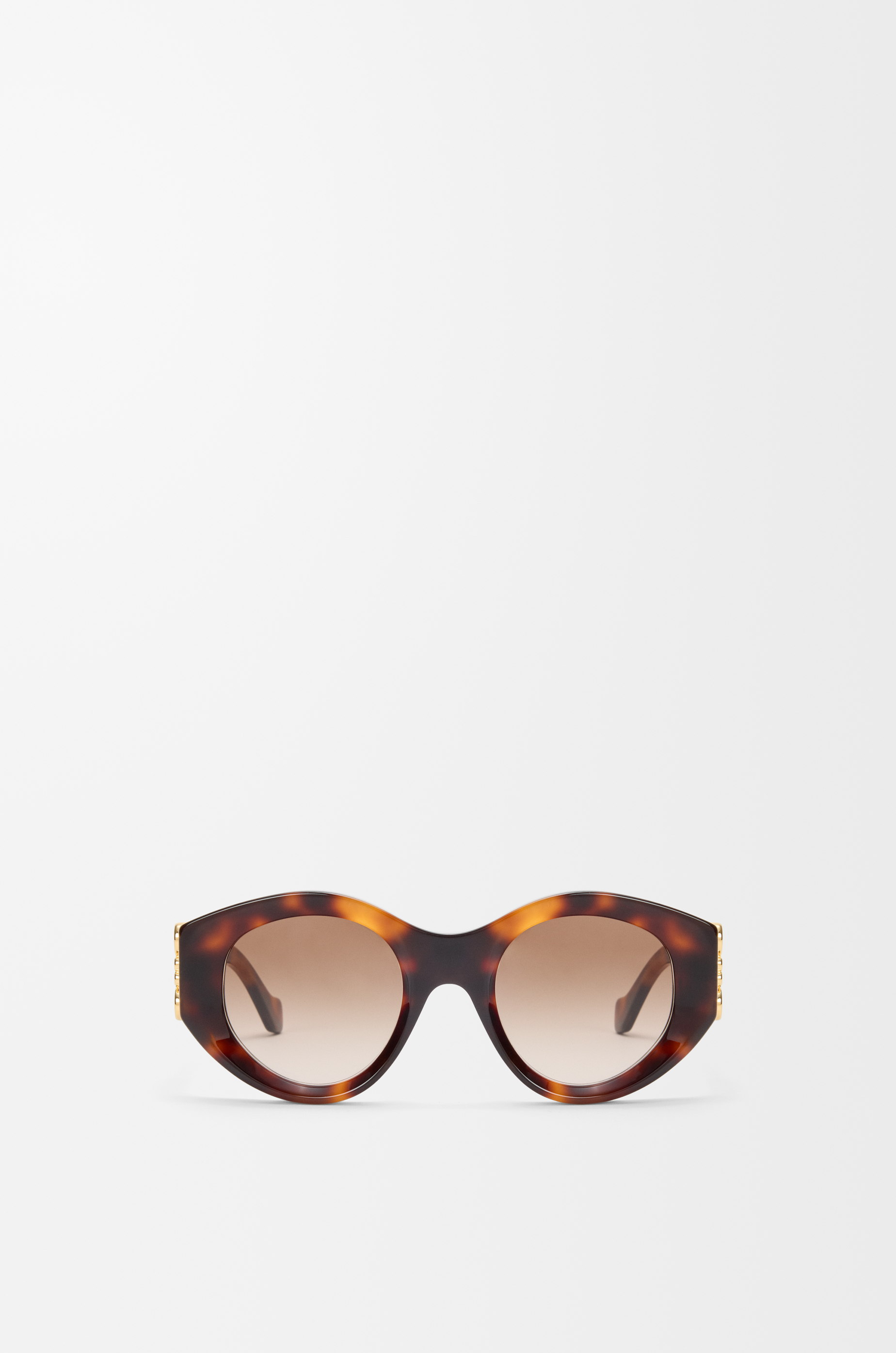 マキシ アナグラム バタフライ サングラス ブラウン - LOEWE Japan