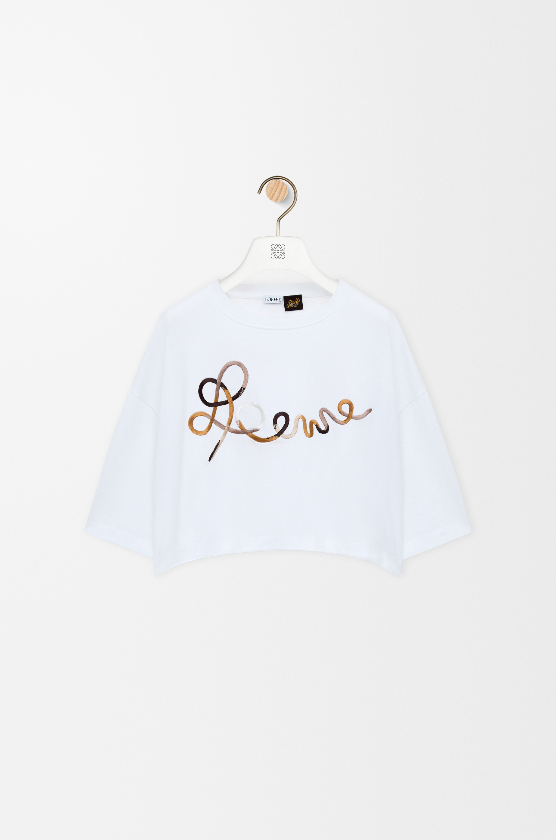 クロップドフィット Tシャツ（コットン） ホワイト - ロエベ 日本 公式