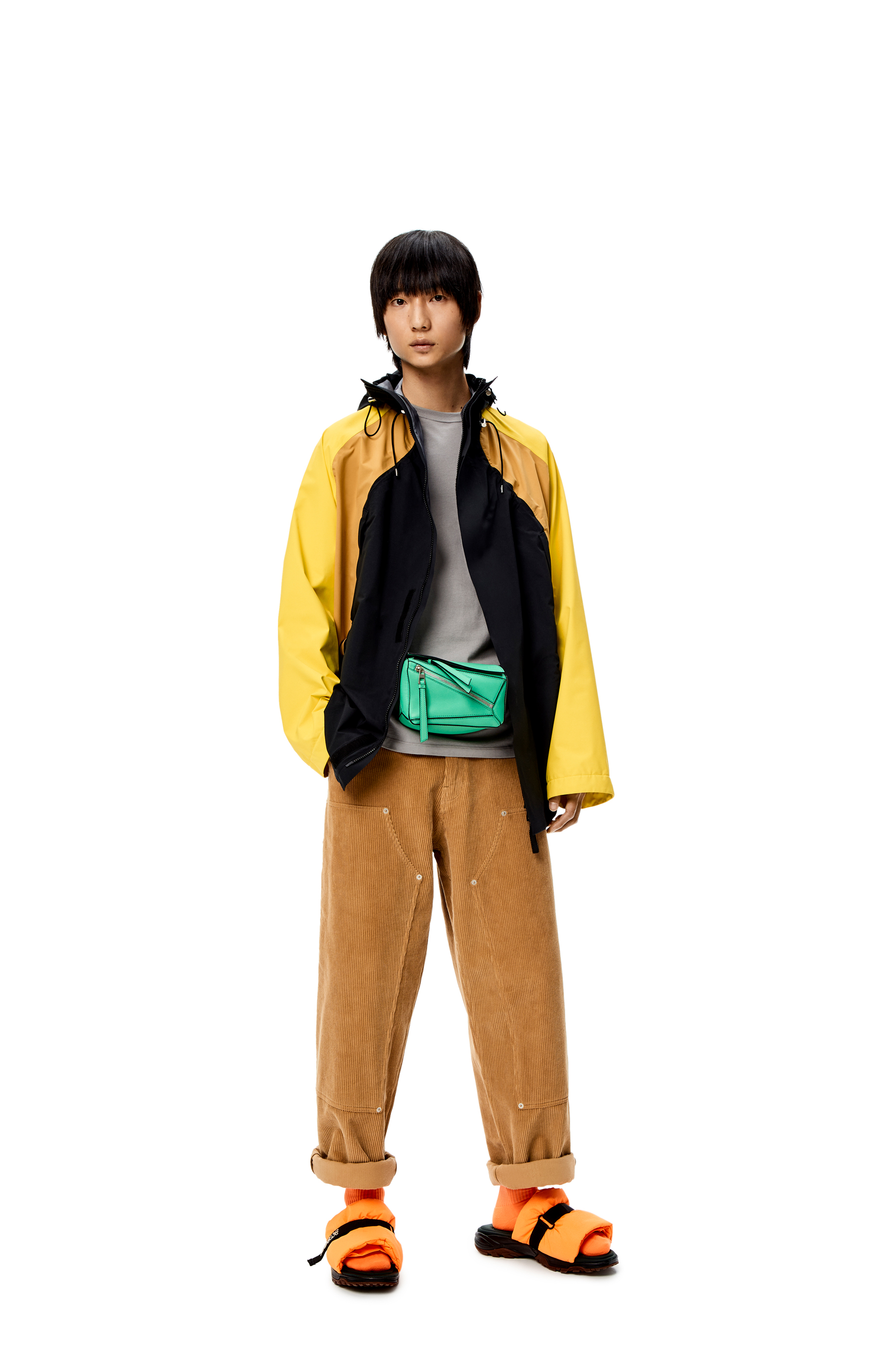 Patchwork gathered parka in Gore-Tex Patchwork gathered parka in Gore-Tex