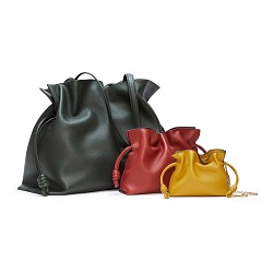 LOE SMALL ANAGRAM BASKET 28 BAG IN NATURAL MIX BROWN IRACA PALM AND CALFSKIN main image 1